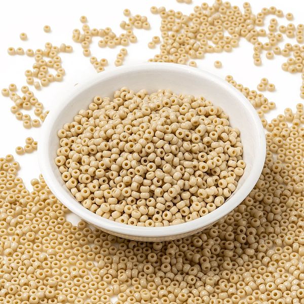 PandaHall MIYUKI Round Rocailles Beads, Japanese Seed Beads, (RR493) Opaque Pear, 8/0, 3mm, Hole: 1mm, about 2111~2277pcs/50g Glass Gold
PandaHall MIYUKI Round Rocailles Beads, Japanese Seed Beads, (RR493) Opaque Pear, 8/0, 3mm, Hole: 1mm, about 2111~2277pcs/50g Glass Gold