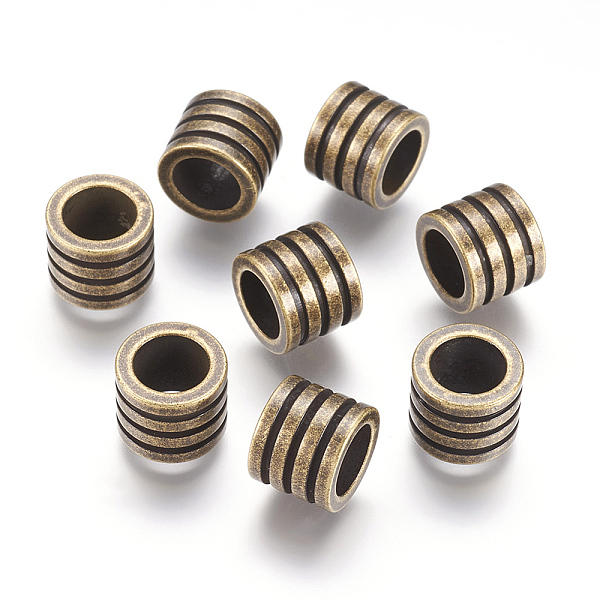 PandaHall 304 Stainless Steel Beads, Large Hole Beads, Grooved Beads, Column, Antique Bronze, 10x8mm, Hole: 6.5mm 304 Stainless Steel Column
PandaHall 304 Stainless Steel Beads, Large Hole Beads, Grooved Beads, Column, Antique Bronze, 10x8mm, Hole: 6.5mm 304 Stainless Steel Column