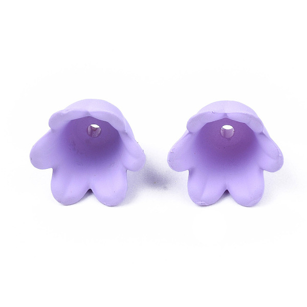 PandaHall Rubberized Style Opaque Acrylic Bead Caps, 6-Petal, Flower, Lilac, 11.5x10.5x8.7mm, Hole: 1.3mm Acrylic Purple
PandaHall Rubberized Style Opaque Acrylic Bead Caps, 6-Petal, Flower, Lilac, 11.5x10.5x8.7mm, Hole: 1.3mm Acrylic Purple