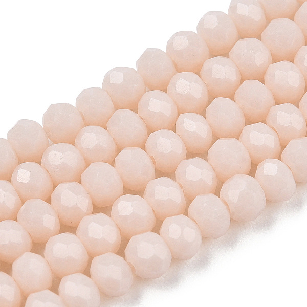 PandaHall Opaque Solid Color Glass Beads Strands, Faceted, Rondelle, Thistle, 3x2mm, Hole: 0.8mm, about 145~150pcs/strand, 34~35cm Glass...
PandaHall Opaque Solid Color Glass Beads Strands, Faceted, Rondelle, Thistle, 3x2mm, Hole: 0.8mm, about 145~150pcs/strand, 34~35cm Glass...