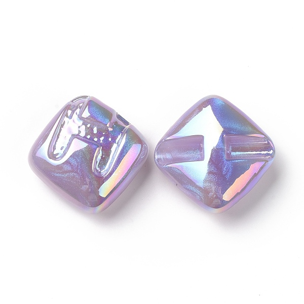 PandaHall Rainbow Iridescent Plating Acrylic Beads, Glitter Beads, Rhombus with Letter H Pattern, Medium Purple, 29.5x29.5x14mm, Hole: 3.2mm...
PandaHall Rainbow Iridescent Plating Acrylic Beads, Glitter Beads, Rhombus with Letter H Pattern, Medium Purple, 29.5x29.5x14mm, Hole: 3.2mm...