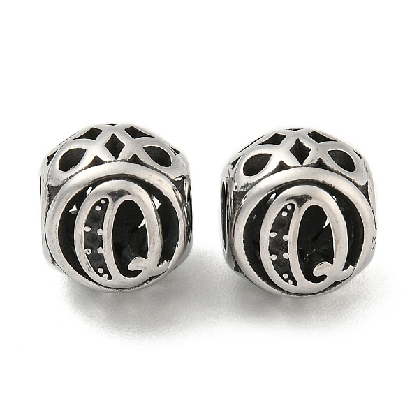 PandaHall 304 Stainless Steel Beads Rhinestone Settings, Large Hole Beads, Round, Letter Q, 9.5x8.5x9.5mm, Hole: 4mm, Fit for 0.8mm...
PandaHall 304 Stainless Steel Beads Rhinestone Settings, Large Hole Beads, Round, Letter Q, 9.5x8.5x9.5mm, Hole: 4mm, Fit for 0.8mm...