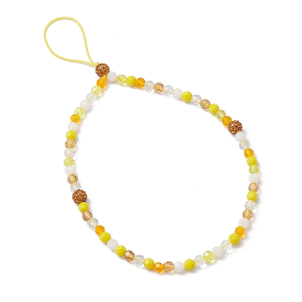 PandaHall Glass Mobile Straps, with Polyester Cord Mobile Accessories Decoration, Yellow, 23.5cm Glass Yellow
PandaHall Glass Mobile Straps, with Polyester Cord Mobile Accessories Decoration, Yellow, 23.5cm Glass Yellow