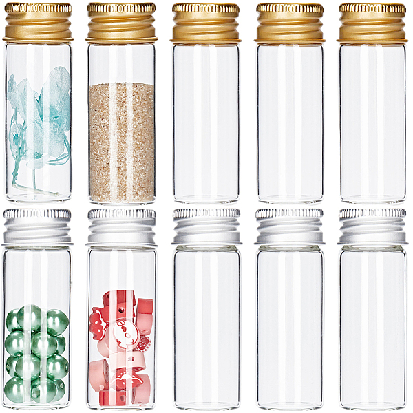 PandaHall SUNNYCLUE 40Pcs Mini Glass Jars 12ml Tiny Jars with Aluminum Screw Caps Mini Glass Vials Small Glass Bottles Test Tube Glass..., Multicolor
PandaHall SUNNYCLUE 40Pcs Mini Glass Jars 12ml Tiny Jars with Aluminum Screw Caps Mini Glass Vials Small Glass Bottles Test Tube Glass..., Multicolor