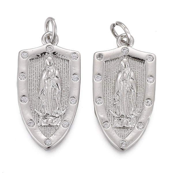 PandaHall Brass Micro Pave Clear Cubic Zirconia Pendants, Lady of Guadalupe Charms, with Jump Rings, Long-Lasting Plated, for Religion...
PandaHall Brass Micro Pave Clear Cubic Zirconia Pendants, Lady of Guadalupe Charms, with Jump Rings, Long-Lasting Plated, for Religion...
