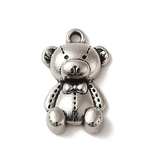 PandaHall Tibetan Style Alloy Pendant, Cadmium Free & Lead Free, Bear, Antique Silver, 17x10.5x4mm, Hole: 1.4mm Alloy Bear
PandaHall Tibetan Style Alloy Pendant, Cadmium Free & Lead Free, Bear, Antique Silver, 17x10.5x4mm, Hole: 1.4mm Alloy Bear