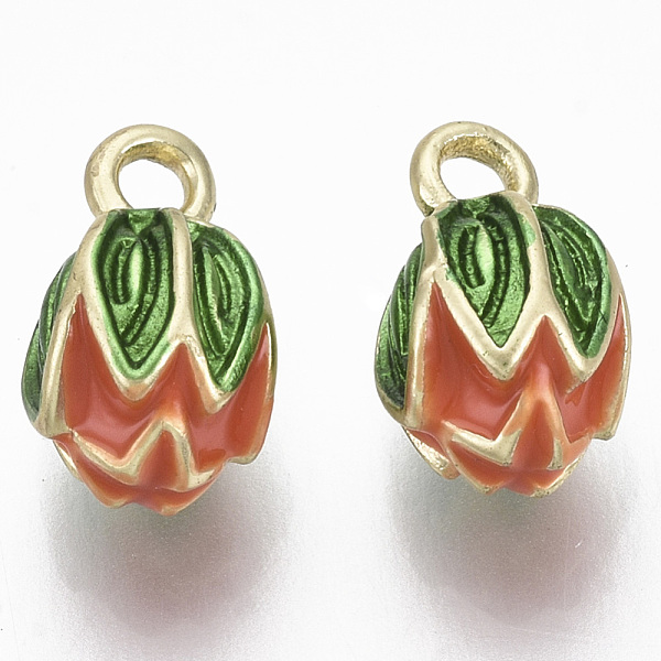 PandaHall Brass Enamel Charms, Matte Gold Color, Nickel Free, Flower, Red, Green, 11.5x7mm, Hole: 1.8mm Brass+Enamel Flower Green
PandaHall Brass Enamel Charms, Matte Gold Color, Nickel Free, Flower, Red, Green, 11.5x7mm, Hole: 1.8mm Brass+Enamel Flower Green