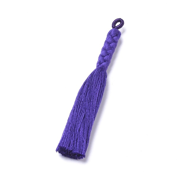 PandaHall Nylon Tassel Big Pendants, Blue Violet, 90~100x7mm, Hole: 3x2mm Nylon Purple
PandaHall Nylon Tassel Big Pendants, Blue Violet, 90~100x7mm, Hole: 3x2mm Nylon Purple