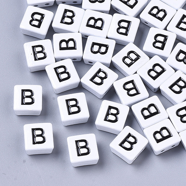 PandaHall Spray Painted Alloy Multi-Strand Links, Cadmium Free & Lead Free, For Tile Elastic Bracelets Making, Square with Letter, Letter.B..., White
PandaHall Spray Painted Alloy Multi-Strand Links, Cadmium Free & Lead Free, For Tile Elastic Bracelets Making, Square with Letter, Letter.B..., White