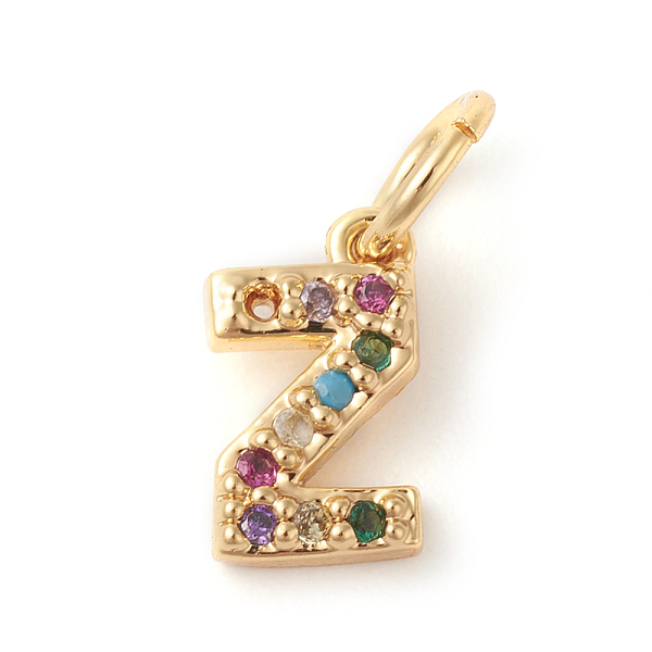 PandaHall Brass Micro Pave Colorful Cubic Zirconia Charms, Golden, Letter.Z, 8.5x5x2mm, Hole: 3mm Brass+Cubic Zirconia Letter Z
PandaHall Brass Micro Pave Colorful Cubic Zirconia Charms, Golden, Letter.Z, 8.5x5x2mm, Hole: 3mm Brass+Cubic Zirconia Letter Z
