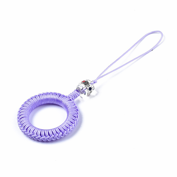 PandaHall Polyester Tassel Woven Big Pendant Decorations, with Alloy Enamel Findings and Plastic Beads, Antique Silver, Lilac, 110~115mm..., Purple
PandaHall Polyester Tassel Woven Big Pendant Decorations, with Alloy Enamel Findings and Plastic Beads, Antique Silver, Lilac, 110~115mm..., Purple