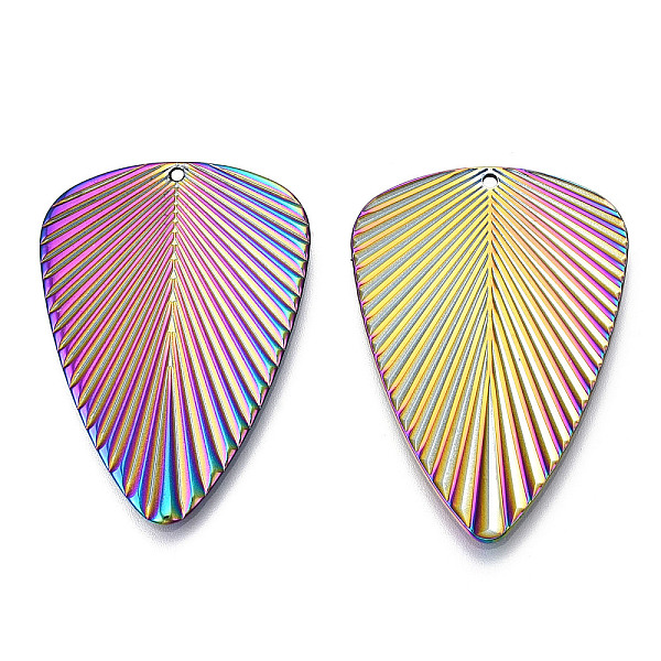 PandaHall Ion Plating(IP) 304 Stainless Steel Pendants, Leaf Charm, Rainbow Color, 46x32.5x1.5mm, Hole: 1.5mm 304 Stainless Steel Leaf
PandaHall Ion Plating(IP) 304 Stainless Steel Pendants, Leaf Charm, Rainbow Color, 46x32.5x1.5mm, Hole: 1.5mm 304 Stainless Steel Leaf