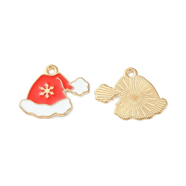 PandaHall Christmas Alloy Enamel Pendants, Light Gold, Hat Charm, Red, 17.5x22x1mm, Hole: 1.8mm Alloy+Enamel Hat Red
PandaHall Christmas Alloy Enamel Pendants, Light Gold, Hat Charm, Red, 17.5x22x1mm, Hole: 1.8mm Alloy+Enamel Hat Red
