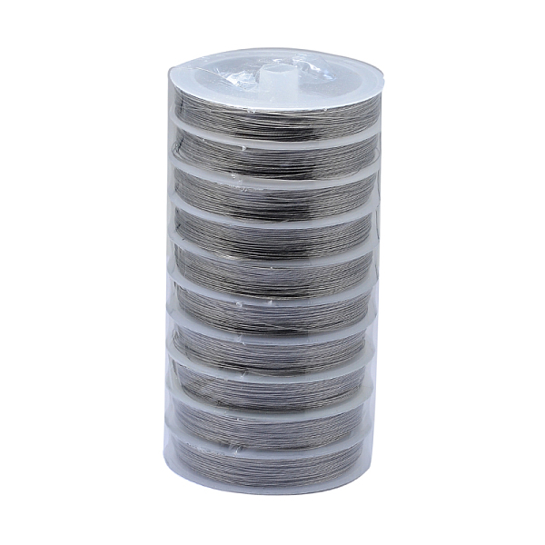PandaHall Tail Wire, Nylon-coated Stainless Steel, Original Color(Raw), Raw, 0.45mm, about 262.46 Feet(80m)/roll Stainless Steel Round Gray
PandaHall Tail Wire, Nylon-coated Stainless Steel, Original Color(Raw), Raw, 0.45mm, about 262.46 Feet(80m)/roll Stainless Steel Round Gray