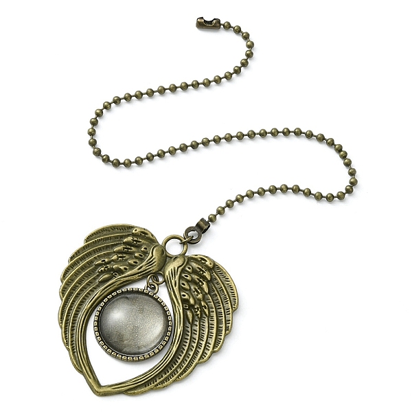 PandaHall Alloy Ceiling Fan Pull Chain Extenders, with Iron Ball Chains, Wing Pendant Decoration, Antique Bronze, 380x3.3mm Alloy Wing
PandaHall Alloy Ceiling Fan Pull Chain Extenders, with Iron Ball Chains, Wing Pendant Decoration, Antique Bronze, 380x3.3mm Alloy Wing