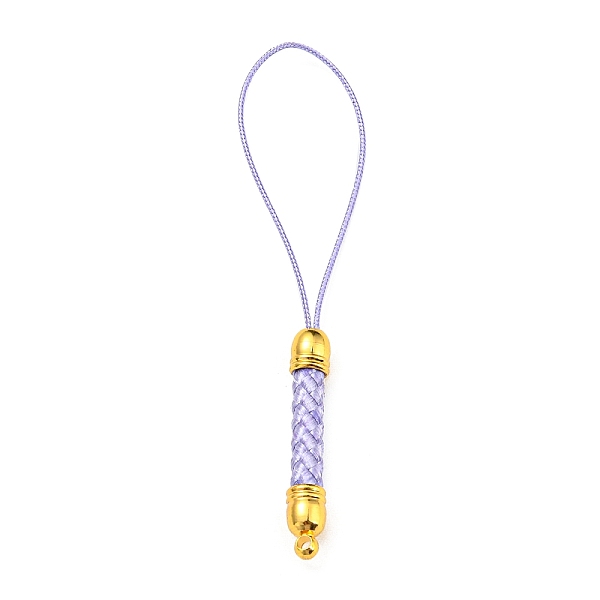 PandaHall Korean Polyester Thread Pendants Decorations, with Golden Tone Brass Findings, Lilac, 73mm, Hole: 1.6mm Polyester Purple
PandaHall Korean Polyester Thread Pendants Decorations, with Golden Tone Brass Findings, Lilac, 73mm, Hole: 1.6mm Polyester Purple