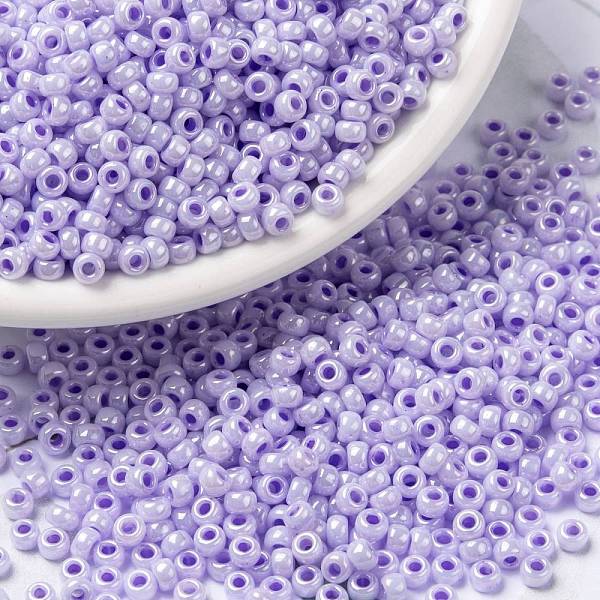 PandaHall MIYUKI Round Rocailles Beads, Japanese Seed Beads, (RR534) Columbine Ceylon, 8/0, 3mm, Hole: 1mm, about 422~455pcs/10g Glass..., Purple
PandaHall MIYUKI Round Rocailles Beads, Japanese Seed Beads, (RR534) Columbine Ceylon, 8/0, 3mm, Hole: 1mm, about 422~455pcs/10g Glass..., Purple
