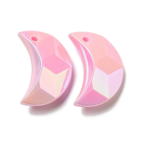 PandaHall UV Plating Acrylic Pendants, Faceted, Moon, Pearl Pink, 29x19x9mm, Hole: 2.5mm Acrylic Moon
PandaHall UV Plating Acrylic Pendants, Faceted, Moon, Pearl Pink, 29x19x9mm, Hole: 2.5mm Acrylic Moon