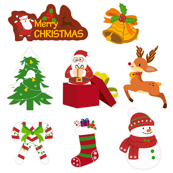 PandaHall Plastic Yard Signs Display Decorations, for Outdoor Garden Decoration, Christmas Themed Mixed Shapes, Mixed Color, 180x160x4mm..., Multicolor
PandaHall Plastic Yard Signs Display Decorations, for Outdoor Garden Decoration, Christmas Themed Mixed Shapes, Mixed Color, 180x160x4mm..., Multicolor