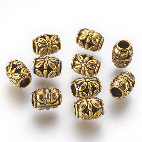 PandaHall Tibetan Style Alloy Beads, Antique Golden Color, Lead Free & Cadmium Free, Barrel, Size: about 8.5mm in diameter, 10.5mm thick...
PandaHall Tibetan Style Alloy Beads, Antique Golden Color, Lead Free & Cadmium Free, Barrel, Size: about 8.5mm in diameter, 10.5mm thick...
