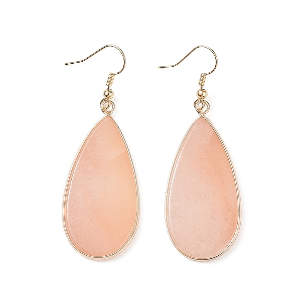 PandaHall Natural Pink Aventurine Teardrop Dangle Earrings, Golden Tone Brass Jewelry for Women, Cadmium Free & Lead Free, 60mm, Pin: 0.6mm...
PandaHall Natural Pink Aventurine Teardrop Dangle Earrings, Golden Tone Brass Jewelry for Women, Cadmium Free & Lead Free, 60mm, Pin: 0.6mm...