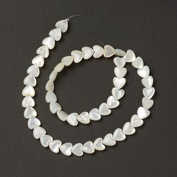 PandaHall Natural White Shell Mother of Pearl Shell Beads, Heart, Creamy White, 8x8x3.5mm, Hole: 0.7mm, about 50pcs/strand, 14.09''(35.8cm)...
PandaHall Natural White Shell Mother of Pearl Shell Beads, Heart, Creamy White, 8x8x3.5mm, Hole: 0.7mm, about 50pcs/strand, 14.09''(35.8cm)...