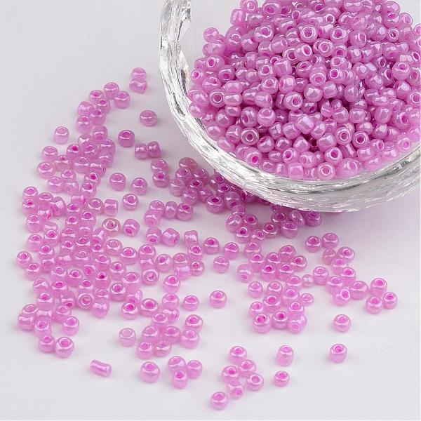 PandaHall 8/0 Ceylon Round Glass Seed Beads, Medium Orchid, Size: about 3mm in diameter, hole:1mm, about 1101pcs/50g Glass Purple
PandaHall 8/0 Ceylon Round Glass Seed Beads, Medium Orchid, Size: about 3mm in diameter, hole:1mm, about 1101pcs/50g Glass Purple