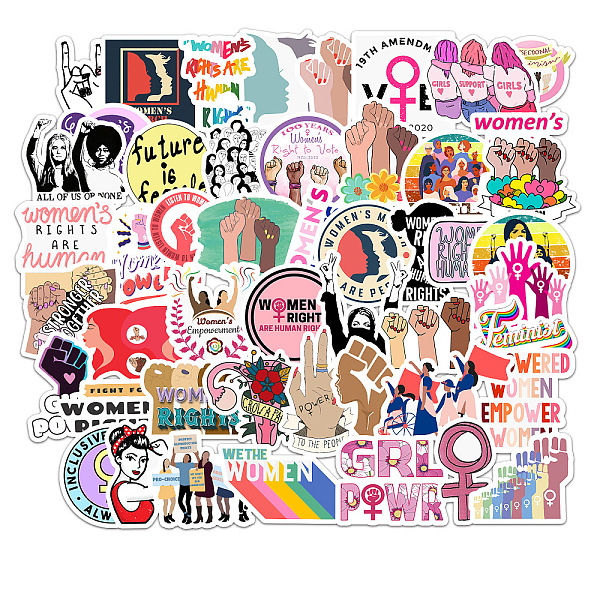 PandaHall 50Pcs Girls Power Theme PVC Sticker Self-adhesive Stickers, Waterproof Decals for Suitcase, Skateboard, Refrigerator, Helmet..., Multicolor
PandaHall 50Pcs Girls Power Theme PVC Sticker Self-adhesive Stickers, Waterproof Decals for Suitcase, Skateboard, Refrigerator, Helmet..., Multicolor