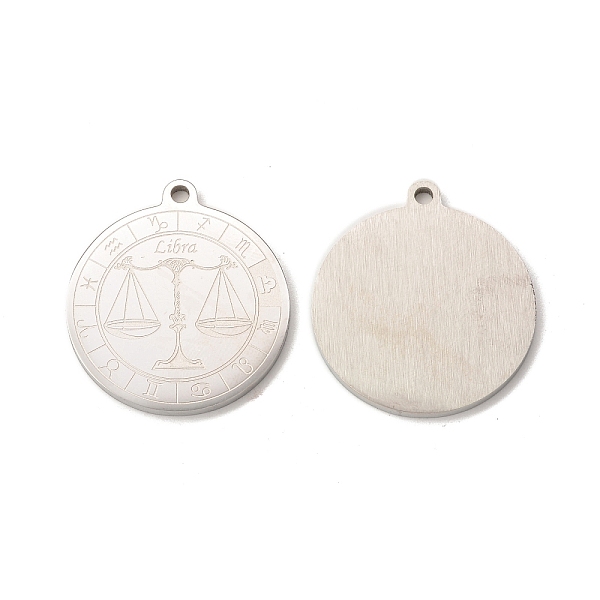 PandaHall 304 Stainless Steel Pendants, Flat Round with Constellations Charm, Stainless Steel Color, Libra, 28x25x1.5mm, Hole: 2mm 304...
PandaHall 304 Stainless Steel Pendants, Flat Round with Constellations Charm, Stainless Steel Color, Libra, 28x25x1.5mm, Hole: 2mm 304...