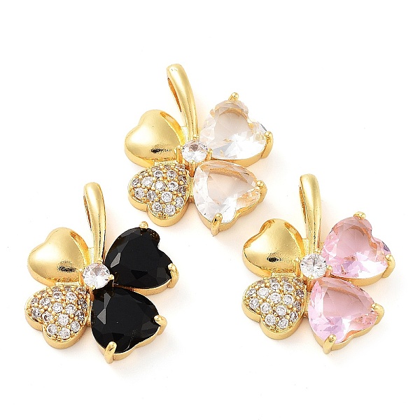 PandaHall Rack Plating Brass Micro Pave Cubic Zirconia Pendants, Long-Lasting Plated, Real 18K Gold Plated, Clover, Mixed Color..., Multicolor
PandaHall Rack Plating Brass Micro Pave Cubic Zirconia Pendants, Long-Lasting Plated, Real 18K Gold Plated, Clover, Mixed Color..., Multicolor