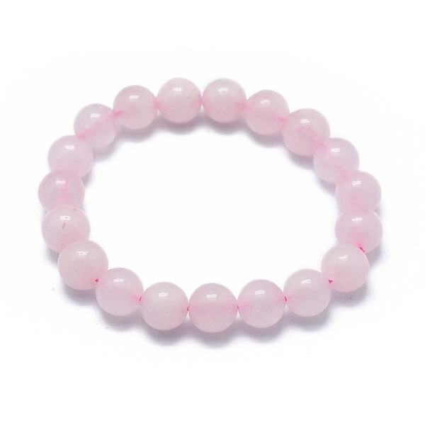 PandaHall Natural Rose Quartz Bead Stretch Bracelets, Round, Dyed, 2-1/8 inch~2-3/8 inch(5.5~6cm), Bead: 8mm Rose Quartz
PandaHall Natural Rose Quartz Bead Stretch Bracelets, Round, Dyed, 2-1/8 inch~2-3/8 inch(5.5~6cm), Bead: 8mm Rose Quartz