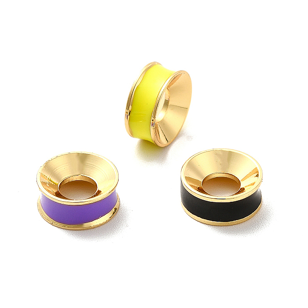 PandaHall Brass Enamel European Beads, Large Hole Beads, Real 18K Gold Plated, Long-Lasting Plated, Flat Round, Mixed Color, 9x4mm, Hole..., Multicolor
PandaHall Brass Enamel European Beads, Large Hole Beads, Real 18K Gold Plated, Long-Lasting Plated, Flat Round, Mixed Color, 9x4mm, Hole..., Multicolor