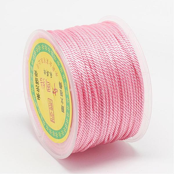 PandaHall Nylon Threads, Milan Cords/Twisted Cords, Pink, 1.5~2mm, about 54.68 yards(50m)/roll Nylon Pink
PandaHall Nylon Threads, Milan Cords/Twisted Cords, Pink, 1.5~2mm, about 54.68 yards(50m)/roll Nylon Pink