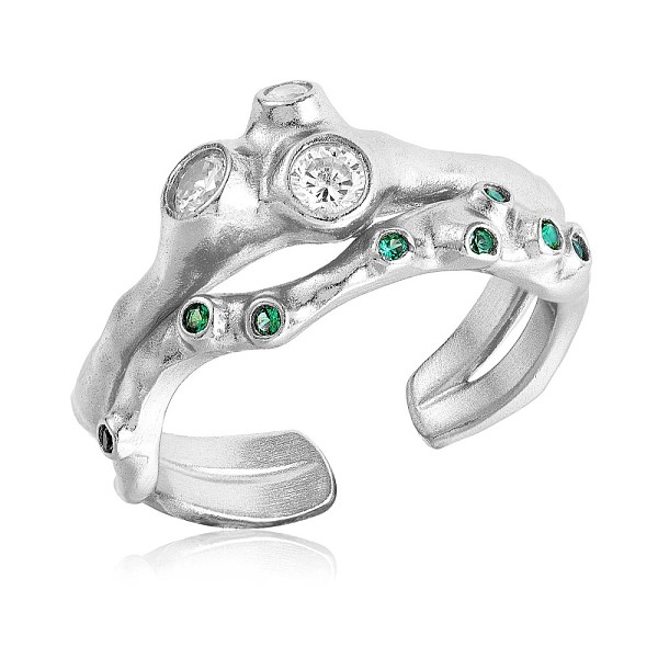 PandaHall Rhodium Plated 925 Sterling Silver Branch Open Cuff Ring, Cubic Zirconia Gothic Ring for Women, Platinum, US Size 6 1/2(16.9mm)...
PandaHall Rhodium Plated 925 Sterling Silver Branch Open Cuff Ring, Cubic Zirconia Gothic Ring for Women, Platinum, US Size 6 1/2(16.9mm)...