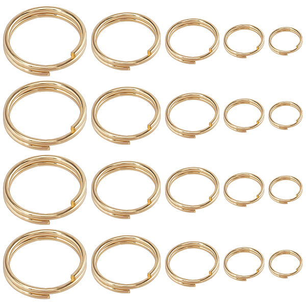 PandaHall SUNNYCLUE 200pcs 5 Styles 304 Stainless Steel Split Rings, Double Loops Jump Rings, Golden, 5~12x1~2mm, Inner Diameter: 3.8~10mm...
PandaHall SUNNYCLUE 200pcs 5 Styles 304 Stainless Steel Split Rings, Double Loops Jump Rings, Golden, 5~12x1~2mm, Inner Diameter: 3.8~10mm...