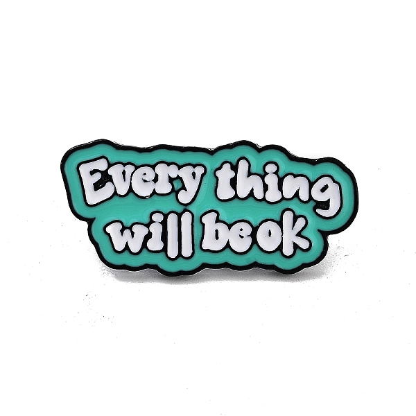 PandaHall Word Black Alloy Brooches, Enamel Pins, Turquoise, 15x33x2mm Alloy+Enamel Word Green
PandaHall Word Black Alloy Brooches, Enamel Pins, Turquoise, 15x33x2mm Alloy+Enamel Word Green