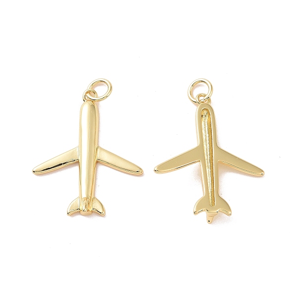 PandaHall Rack Plating Brass Pendants, with Jump Ring, Cadmium Free & Lead Free, Long-Lasting Plated, Airplane, Real 18K Gold Plated...
PandaHall Rack Plating Brass Pendants, with Jump Ring, Cadmium Free & Lead Free, Long-Lasting Plated, Airplane, Real 18K Gold Plated...