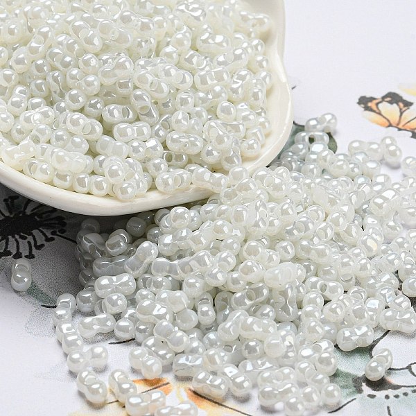 PandaHall Glass Seed Beads, Opaque Colours Luster, Peanut, White, 6x3x3mm, Hole: 1.2mm, about 4000pcs/pound Glass Peanut White
PandaHall Glass Seed Beads, Opaque Colours Luster, Peanut, White, 6x3x3mm, Hole: 1.2mm, about 4000pcs/pound Glass Peanut White