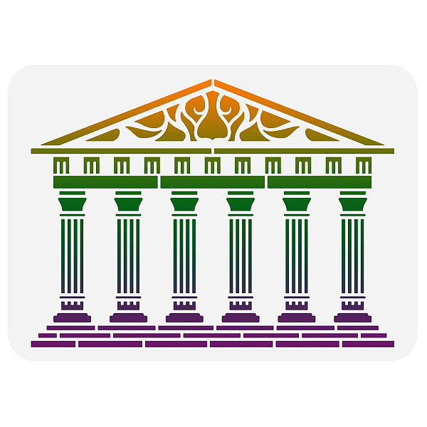 PandaHall FINGERINSPIRE Greek Temple Stencil 11.7x8.3 inch Reusable Ancient Architecture Stencil Hollow Out 6 Stone Pillars Building Drawing...
PandaHall FINGERINSPIRE Greek Temple Stencil 11.7x8.3 inch Reusable Ancient Architecture Stencil Hollow Out 6 Stone Pillars Building Drawing...