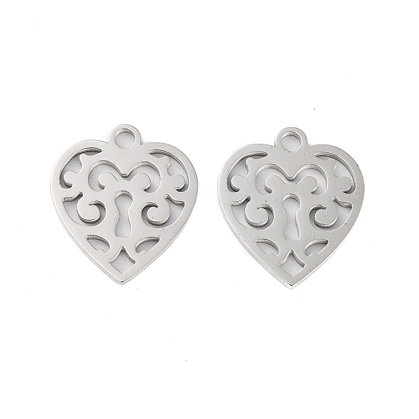 PandaHall 316 Stainless Steel Charms, Heart Charm, Laser Cut, Stainless Steel Color, 14.5x12.5x1mm, Hole: 1.5mm 316 Surgical Stainless Steel...
PandaHall 316 Stainless Steel Charms, Heart Charm, Laser Cut, Stainless Steel Color, 14.5x12.5x1mm, Hole: 1.5mm 316 Surgical Stainless Steel...