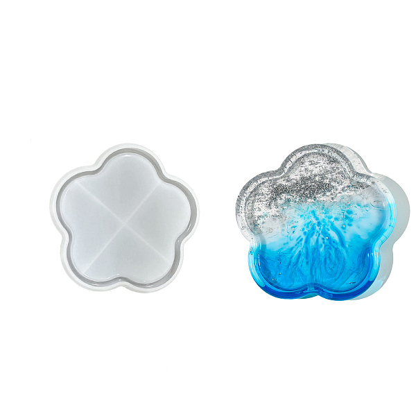 PandaHall DIY Silicone Molds, Resin Casting Molds, for UV Resin & Epoxy Resin Jewelry Making, Flower, 16x16x1.4cm Silicone Flower White
PandaHall DIY Silicone Molds, Resin Casting Molds, for UV Resin & Epoxy Resin Jewelry Making, Flower, 16x16x1.4cm Silicone Flower White