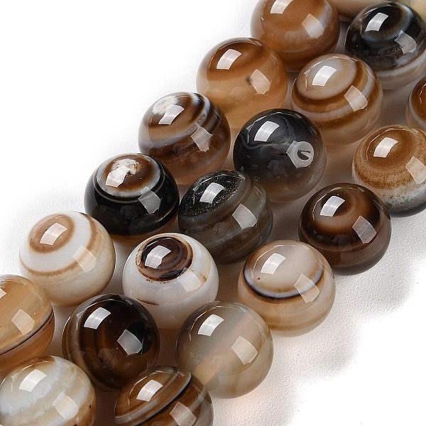 PandaHall Natural Eye Agate Beads Strands, Striped Agate/Banded Agate Beads, Dyed & Heated, Round, 13mm, Hole: 1.8mm, about 31pcs/strand...
PandaHall Natural Eye Agate Beads Strands, Striped Agate/Banded Agate Beads, Dyed & Heated, Round, 13mm, Hole: 1.8mm, about 31pcs/strand...