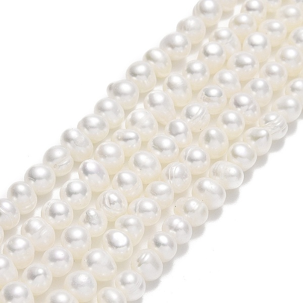 PandaHall Natural Cultured Freshwater Pearl Beads Strands, Potato, Beige, 4.5~5x5.5~6x5~5.5mm, Hole: 0.7mm, about 75~76pcs/strand..., Yellow
PandaHall Natural Cultured Freshwater Pearl Beads Strands, Potato, Beige, 4.5~5x5.5~6x5~5.5mm, Hole: 0.7mm, about 75~76pcs/strand..., Yellow