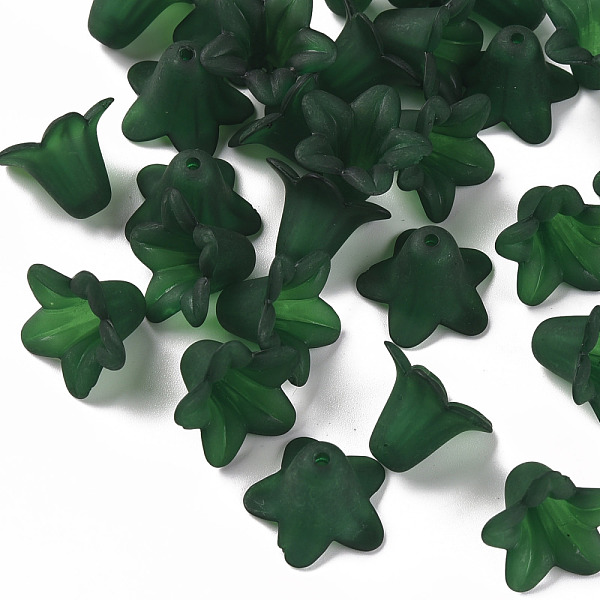 PandaHall Transparent Acrylic Beads, Frosted, Flower, Dark Green, 17.5x12mm, Hole: 1.5mm, about 770pcs/500g Acrylic Flower Green
PandaHall Transparent Acrylic Beads, Frosted, Flower, Dark Green, 17.5x12mm, Hole: 1.5mm, about 770pcs/500g Acrylic Flower Green