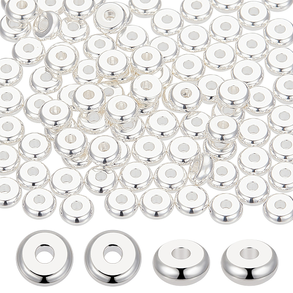 PandaHall Beebeecraft 304 Stainless Steel Spacer Beads, Flat Round, Silver, 6x2.5mm, Hole: 1.8mm, about 100pcs/box 304 Stainless Steel Flat...
PandaHall Beebeecraft 304 Stainless Steel Spacer Beads, Flat Round, Silver, 6x2.5mm, Hole: 1.8mm, about 100pcs/box 304 Stainless Steel Flat...
