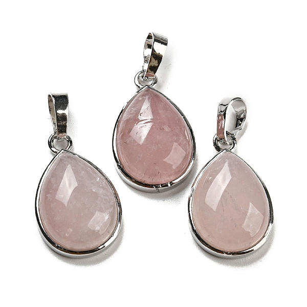 PandaHall Natural Rose Quartz Pendants, Teardrop Charms with Platinum Plated Brass Snap on Bails, 24x15x7.5mm, Hole: 4x8mm Rose Quartz...
PandaHall Natural Rose Quartz Pendants, Teardrop Charms with Platinum Plated Brass Snap on Bails, 24x15x7.5mm, Hole: 4x8mm Rose Quartz...
