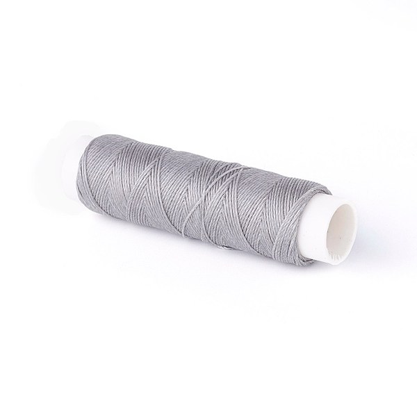 PandaHall Round Waxed Polyester Twisted Cord, Micro Macrame Cord, for Leather Projects, Bookbinding, Light Grey, 0.45mm, about 38 yards..., Gray
PandaHall Round Waxed Polyester Twisted Cord, Micro Macrame Cord, for Leather Projects, Bookbinding, Light Grey, 0.45mm, about 38 yards..., Gray