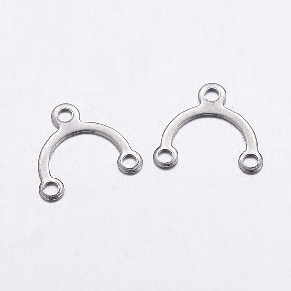 PandaHall 304 Stainless Steel Chandelier Component Links, 3 Loop Connectors, Arch, Stainless Steel Color, 8.5x9x0.5mm, Hole: 1mm 304...
PandaHall 304 Stainless Steel Chandelier Component Links, 3 Loop Connectors, Arch, Stainless Steel Color, 8.5x9x0.5mm, Hole: 1mm 304...