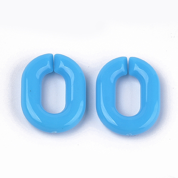 PandaHall Acrylic Linking Rings, Quick Link Connectors, For Jewelry Chains Making, Oval, Dodger Blue, 19x14x4.5mm, Hole: 11x5.5mm Acrylic...
PandaHall Acrylic Linking Rings, Quick Link Connectors, For Jewelry Chains Making, Oval, Dodger Blue, 19x14x4.5mm, Hole: 11x5.5mm Acrylic...