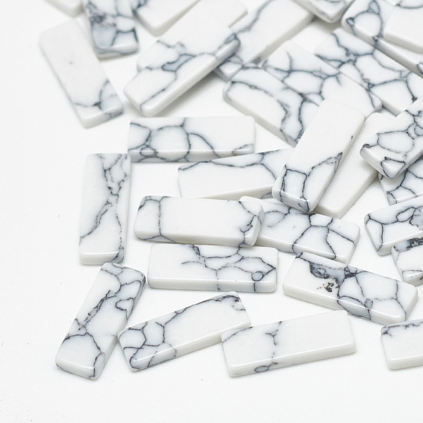 PandaHall Synthetic Turquoise Cabochons, Rectangle, White, 10x3x1.5mm Synthetic Turquoise Rectangle White
PandaHall Synthetic Turquoise Cabochons, Rectangle, White, 10x3x1.5mm Synthetic Turquoise Rectangle White